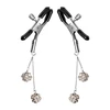 XR Brands Adjustable Nipple Clips with Rhinestone Embellishments