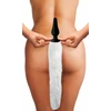 XR Brands Baltas Fox Tail &amp; Ears Costume Set - Soft Faux Fur, Silicone Plug