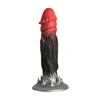 XR Brands Count Cockula Silicone Model Raudona/Juodas 9in Suction Base