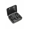 XR Brands Dark Grip Vibrating Silicone Clamps Juodas Compact Case