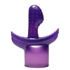 XR Brands G Tip Wand Massager Attachment Violetinė TPE 6in