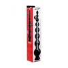 XR Brands Master Series Graduated Coiled Beads 48 cm Juodas