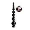 XR Brands Master Series Graduated Coiled Beads 48 cm Juodas