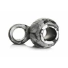 XR Brands Night Prowler Silicone Support Ring with Ball Stretcher, Gray