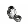 XR Brands Night Prowler Silicone Support Ring with Ball Stretcher, Gray