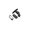 XR Brands P-Spot Plugger Silicone Prostate Plug with Harness &amp; Remote