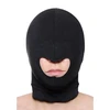XR Brands Spandex Face Mask Open Mouth Lightweight Juodas Hood