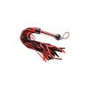 XR Brands Suede Flogger Raudona &amp; Juodas Braided Handle 53 cm