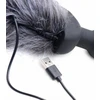 XR Brands Tailz Vibrating Fox Tail Plug Silicone Remote-Controlled Juodas