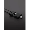 Steel By Shots You2Toys Double Inhaler Stainless Steel with 100cm Leather Cord