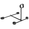ZADO Adjustable Leather Floor Restraint System Juodas Split Leather