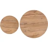 ANGER set of two, top - auksinis oak, legs - juodas