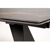 ARMANI extension table, juodas marble / juodas