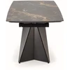 ARMANI extension table, juodas marble / juodas