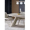 ARMANI extension table, trawertine / cashmere