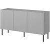 ASENSIO KM-1 chest, light pilkas / juodas
