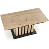 BARETTI coffee table, artisan oak / juodas