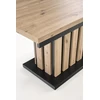 BARETTI coffee table, artisan oak / juodas
