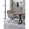 BARON extension table, walnut / juodas