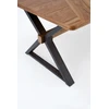 BARON extension table, walnut / juodas