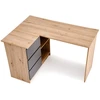 Halmar Stalas BEGA Desk Artisan Ąžuolo / Grafito Spalvos