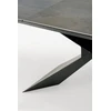 Blue LUCIANO extension table, mėlynas marble / juodas