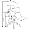 Blue VOYAGER chair color: mėlynas/juodas