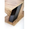 BRANDON extension table, wotan oak / juodas
