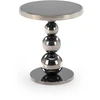 CARLA c.table, juodas / sidabrinis
