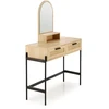 CARMEN console table, natural / juodas
