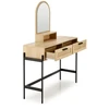 CARMEN console table, natural / juodas