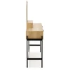 CARMEN console table, natural / juodas