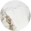 CECILIA coffee table, marble / pilkas / auksinis