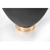CECILIA coffee table, marble / pilkas / auksinis