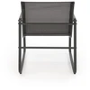 CONOR garden set (sofa + 2 chairs + coffee table), dark pilkas / light pilkas