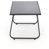 CONOR garden set (sofa + 2 chairs + coffee table), dark pilkas / light pilkas