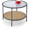 DAKOTA coffee table, smoked / natural