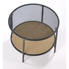 DAKOTA coffee table, smoked / natural