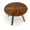 DANILO table walnut/juodas