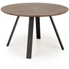 DANILO table walnut/juodas