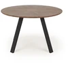 DANILO table walnut/juodas