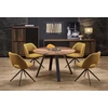 DANILO table walnut/juodas