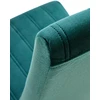 DIEGO 2 chair, color: quilted velvet Stripes - MONOLITH 37