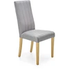 DIEGO 3 chair, color: quilted velvet Stripes - MONOLITH 85