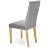DIEGO 3 chair, color: quilted velvet Stripes - MONOLITH 85