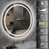 DOVER 80 bathroom wall mirror, sidabrinis
