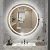 DOVER 80 bathroom wall mirror, sidabrinis