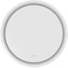 DOVER 80 bathroom wall mirror, sidabrinis
