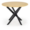 EDGAR table, top - golden oak, legs - juodas
