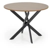 EDGAR table, top - walnut, legs - juodas